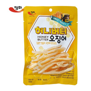 정화식품 허니버터 오징어 (30g 5개)/ 주전부리 간식